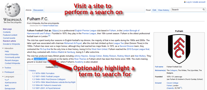 Target site