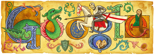 Google's Saint George's Day Logo