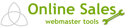 Online Sales Webmaster Tools
